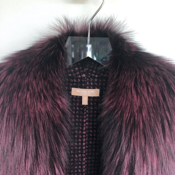 Michael Kors Collection Fox Fur Vest, Open Front - Picture 4 of 10